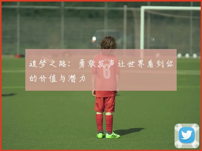 追梦之路：勇敢发声让世界看到你的价值与潜力